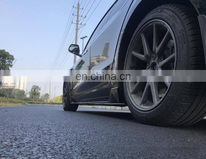 Side skirts spoiler splitter diffuser updated parts for tesla model 3 accessory
