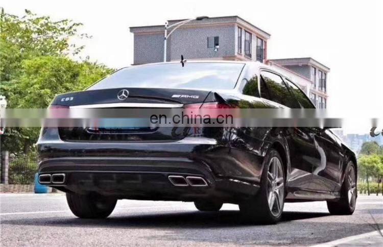 PP material AM&G style body kit for Mercedes Benz E class w212 front bumper rear bumper and side skirts front lip rear lip