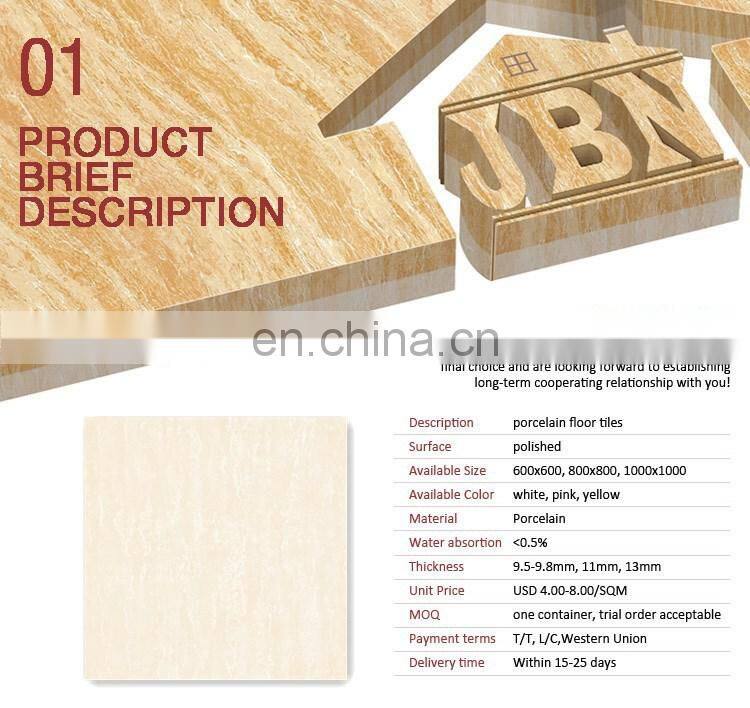 double loading body big spot white yellow cream color polished porcelain floor tiles