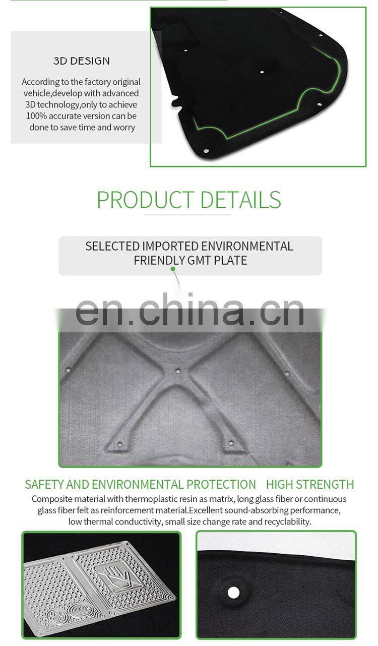 Genuine quality engine hood heat insulation cover cotton for Toyota Land Cruiser