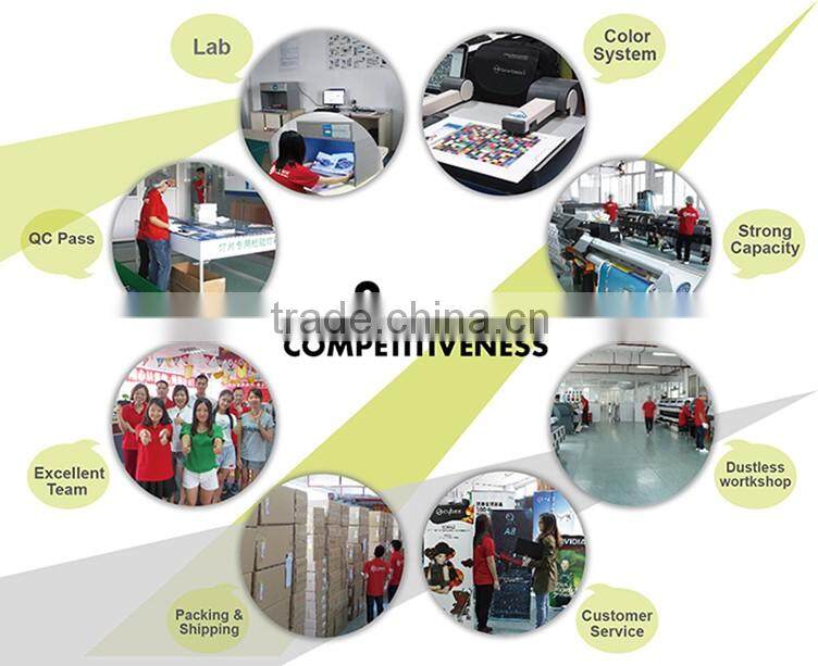 Double sides printing step and repeat banner stand with lights in Shenzhen D-0606