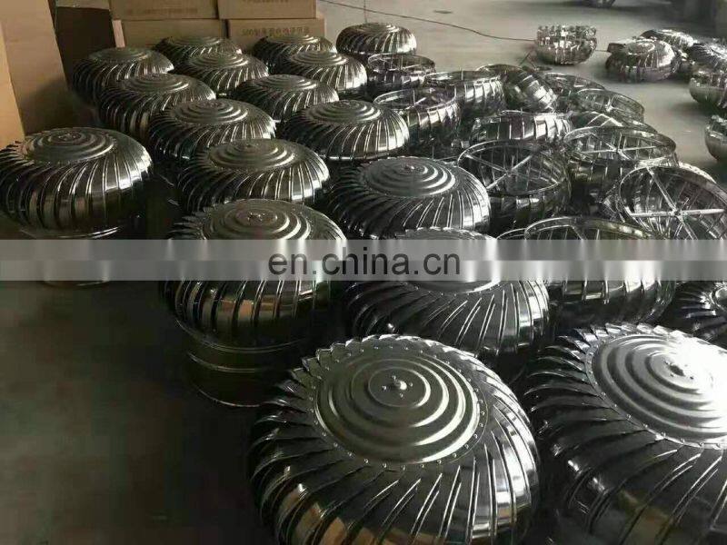 24'' Aluminum Turbo Roof Ventilator Backpack Fan For Factory Air Ventilation