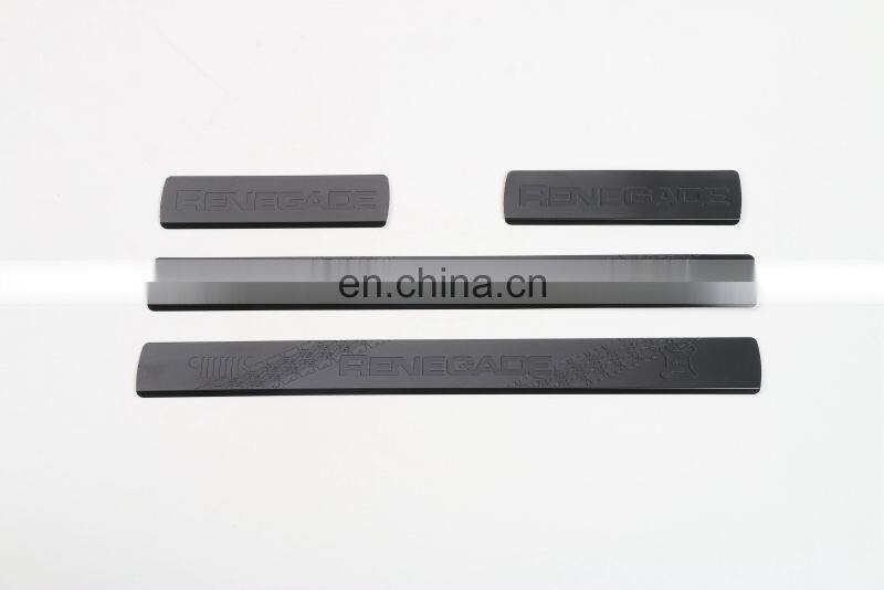 Lantsun Aluminum alloy R008 for Jeep Renegade door sill guard black, red, gold, blue, silver color for option
