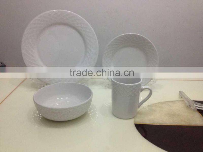 crackle glaze dinnerware setpurple embossed dinnerware set