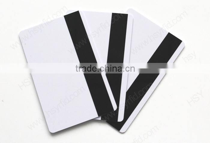 OEM pvc card signature stripe rfid magnetic stripe card