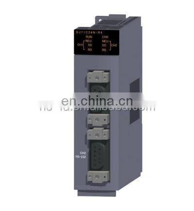 Mitsubishi PLC module small plc with low price QJ71C24N-R2 plc controller