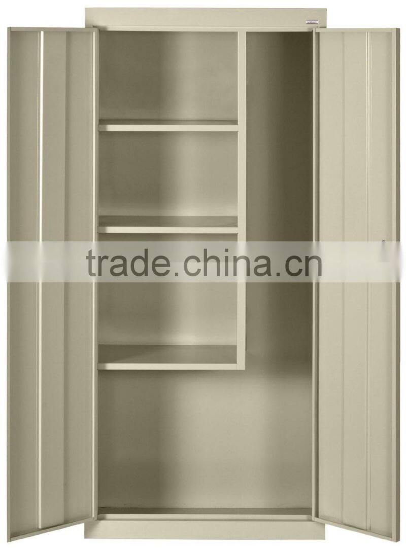 0.8mm customize stainless steel storage cabinet with three shelves