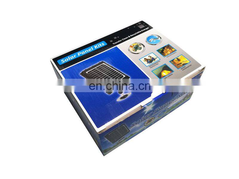 All-in one high conversion rate 6v 9v 12v built in 8000mah lithium battery outdoor hunting trail camera solar panel kit