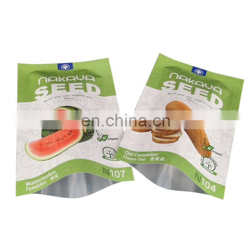 1kg kimchi aluminium foil packaging pouch ziplock bag food grade flat bottom plastic bag heat seal pickles packaging with window