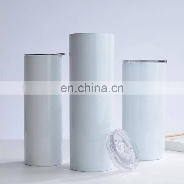 Travel Skinny 20 oz Double Wall 20oz Skinny Tumbler Diy Sublimation Blanks