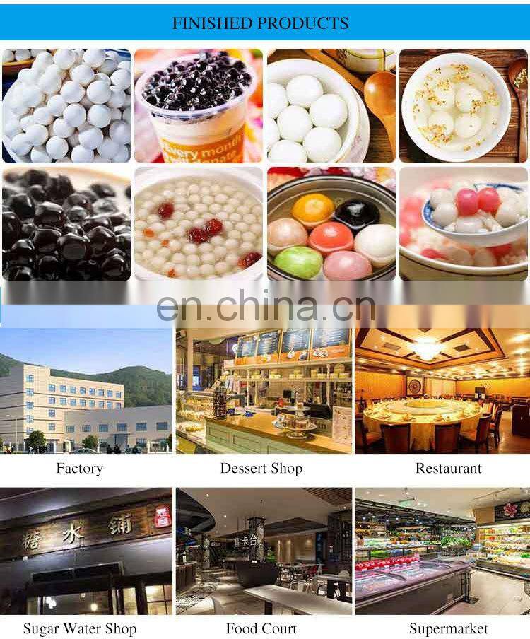 bubble milk tea popping boba maker tapioca pearls making production line tapioca pearl machine