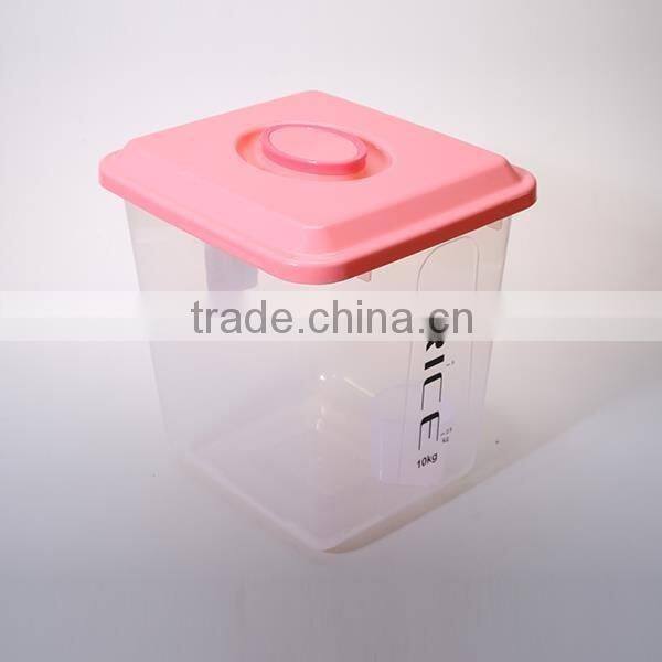 10KG The large capacity plastic rice storage bucket