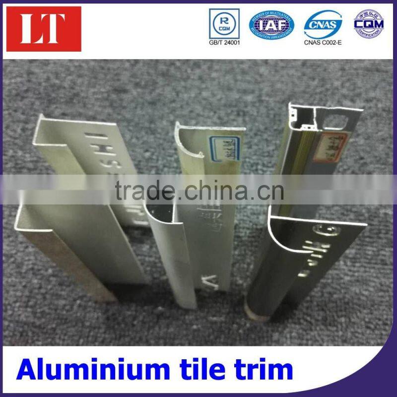 OEM ODM profile angel shap corner aluminium tile trim