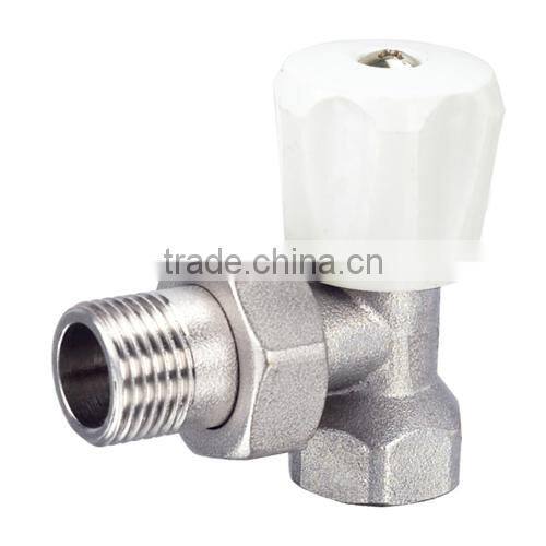 HR5070 brass drain angle chrome radiation valve