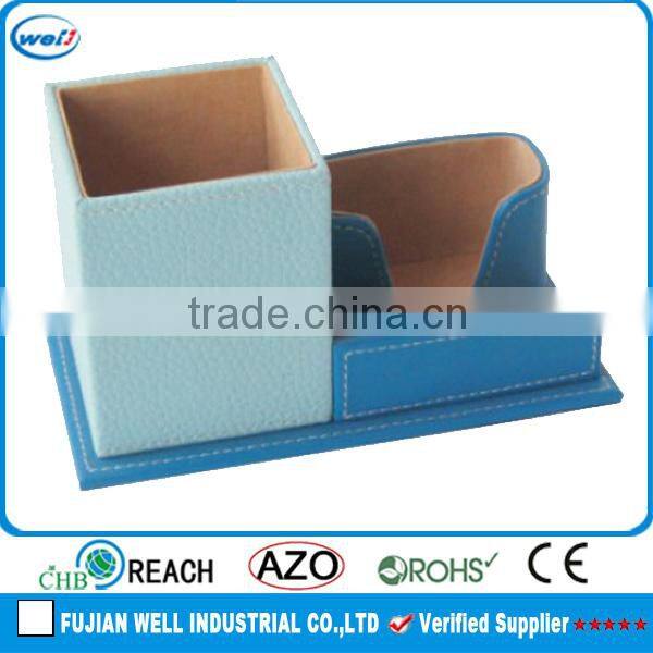 2014 PU leather kids stationery items wholesale