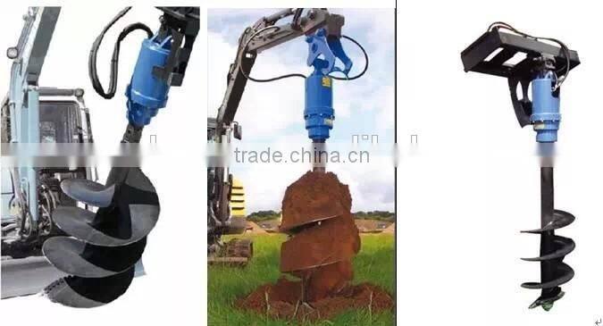 auger auger gearbox attachment for excavator