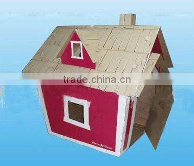 Cardboard children house,play house