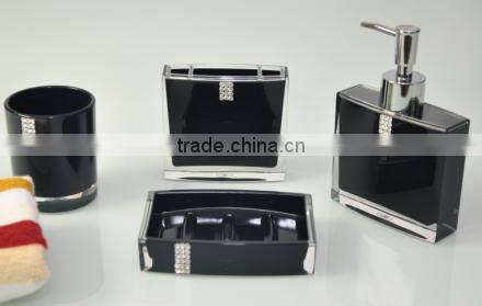 hot sale Acrylic bathroom accessories set