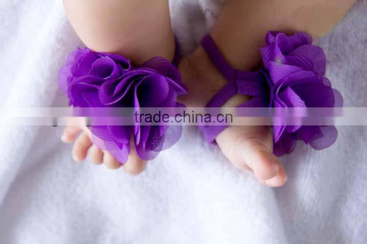lovely baby barefoot sandals.for Boutique,gift 2014