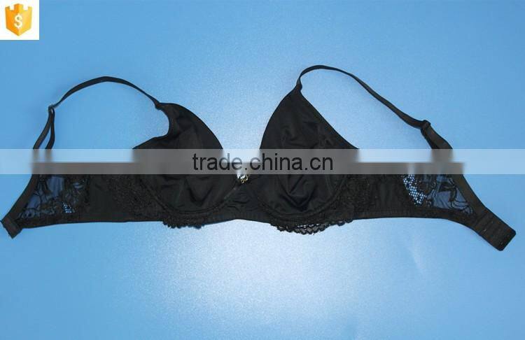 Nighty black women bra,thin sexy lace lady bra