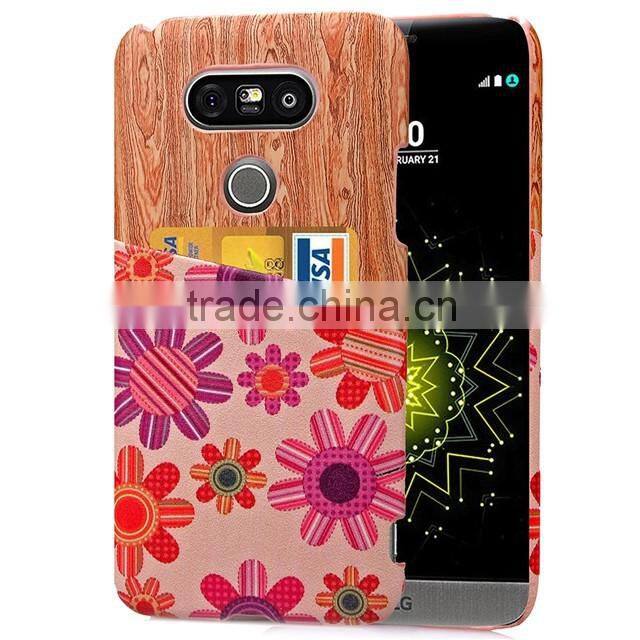 Back Cover for LG G5 Fashion Leather Case for G5 with Card Slots High Quality