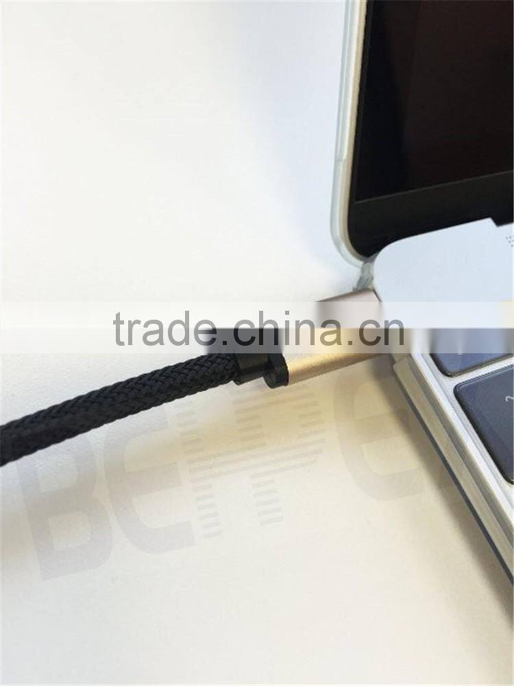 Nylon Moblie USB 3.0 Type C Transfer Data Cable for Mackbook