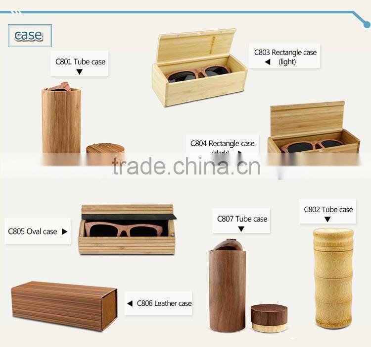 Fashion accessory skateboard wooden sunglasses with plastic frame