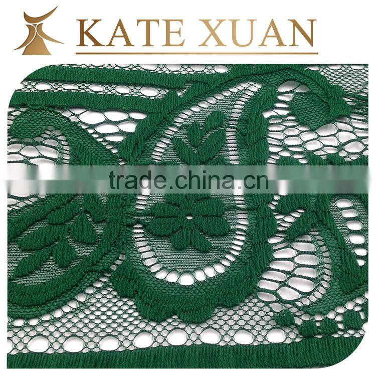 Hollow fashion knitted net lace embroidery fabrics