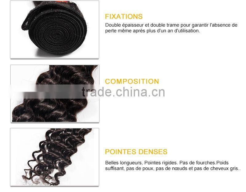 Natural curl unprocessed virgin Malaysian grade 6A kinky curly braiding hair