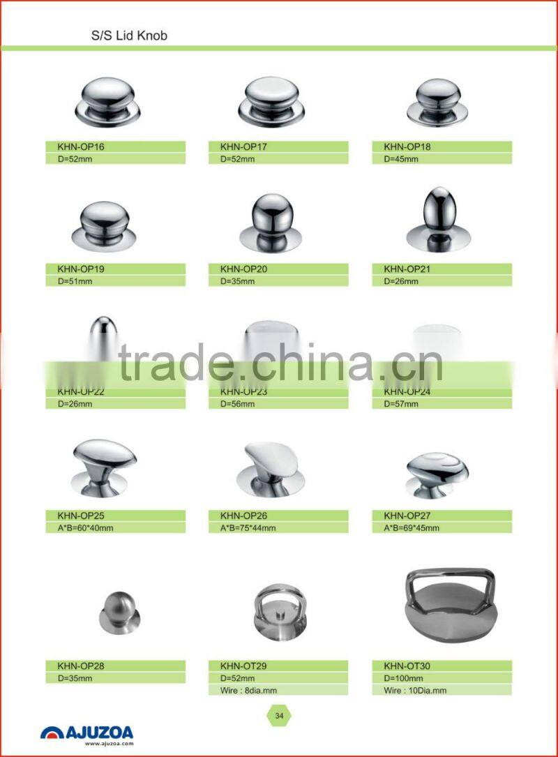 Stainless Steel Lid Knob for Cookware,KHN-OP01-OA15