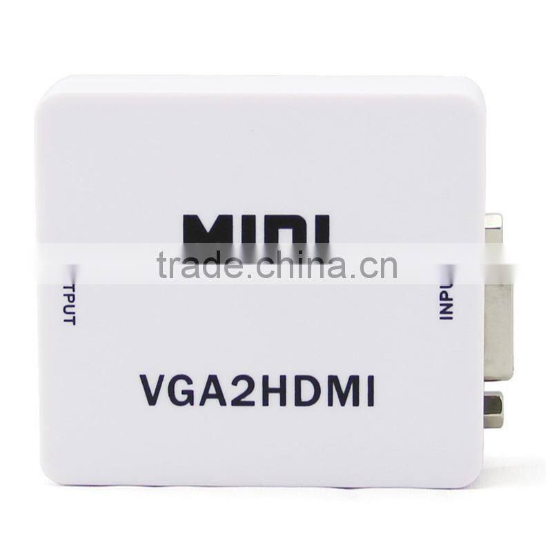 Full 1080P audio vga to hdmi converter cable
