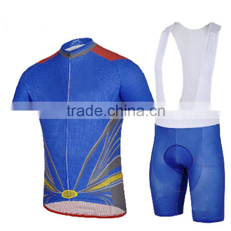 road bike or mountain bike cycling jersey bib shorts