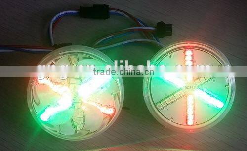 60mm new product led 36pcs smd2835 rgb led pixel point light led amusement light for park rides