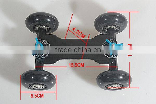 Table Top Dolly Mini Car Skater Track Slider Super Mute for DSLR Camera Camcorder Video