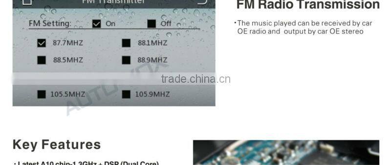 4.3 inch tft car monitor with GPS,DVR,Bluetooth