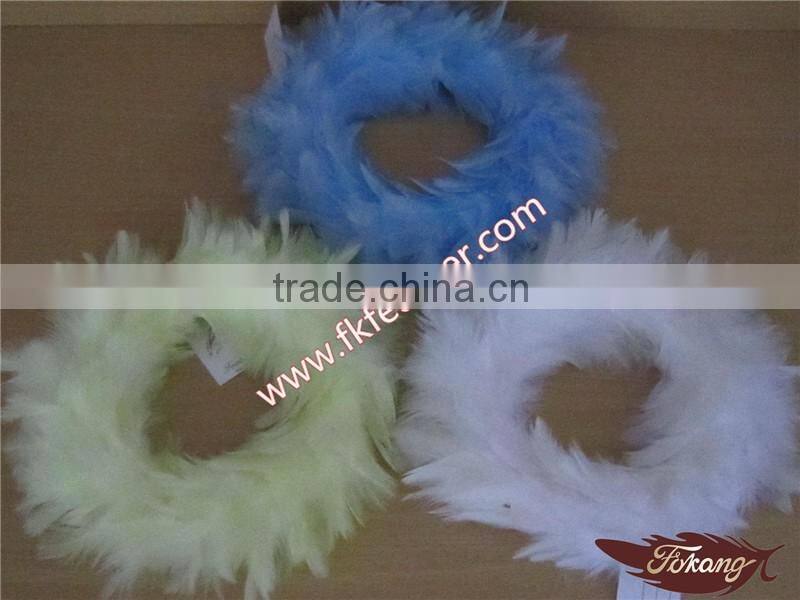 Best Selling Items Turkey Feather Ball Feather Flower Feather Roses With Star For Christmas And Wedding Decorations