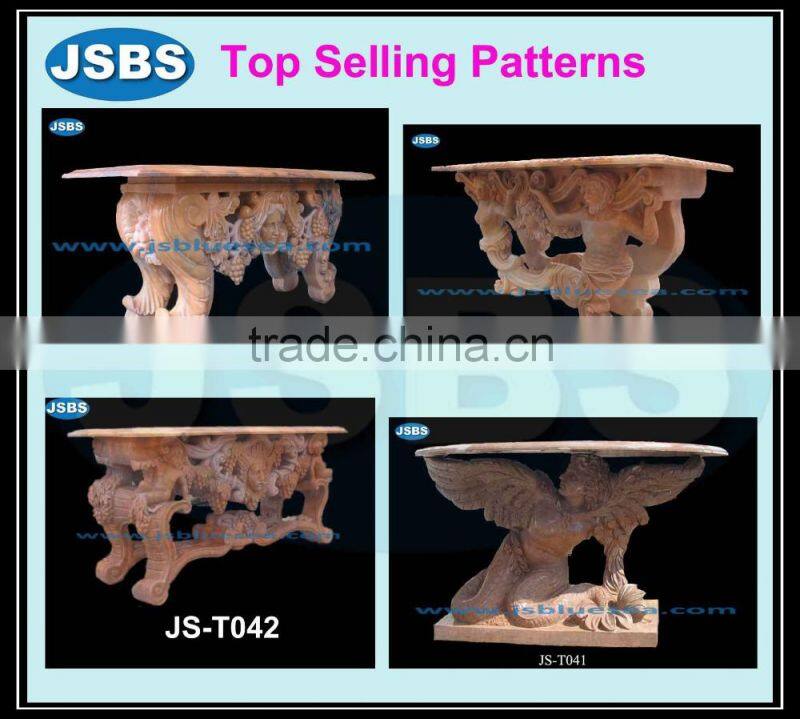 modern carved garden stone tables and chairs