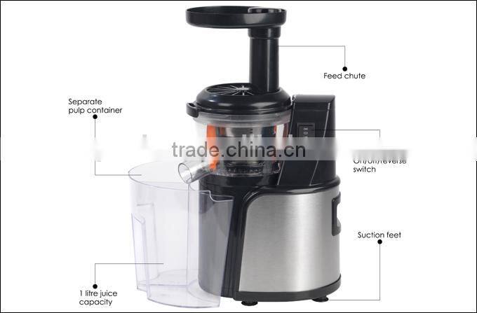 color available anti-drip pratical wheatgrass slow juicer with low noise and low speed as seen on TV
