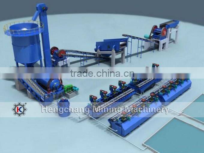 Galena lead ore flotation machine Flow Chart
