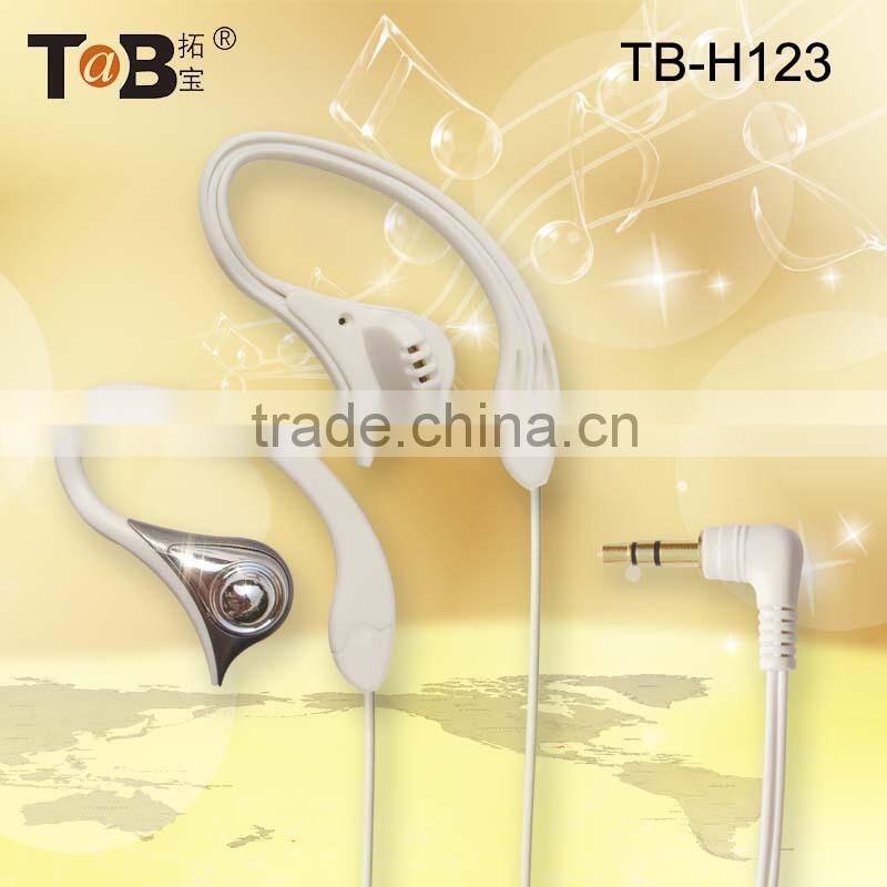 Stereo comfortable sports ear shaped cool ear-hook earphones for mp3player