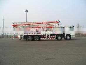 CNHTC brand 10 wheeler SINOTRUK 6X4 drive concrete pump truck for sale