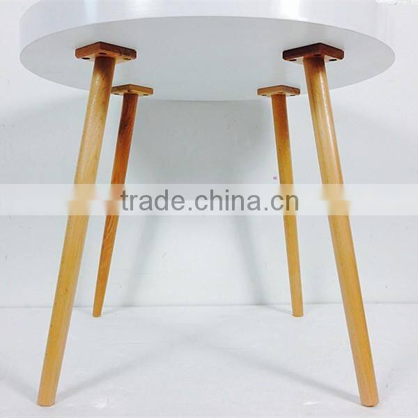 living room Europe style furniture design folding round wooden table