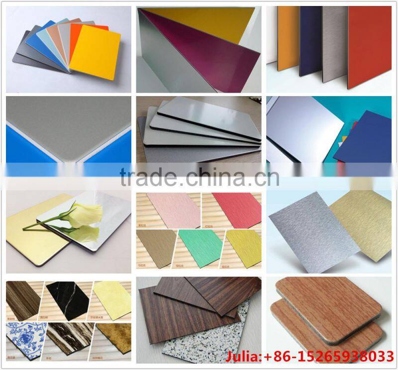 China supply ACP Panel (3mm*0.12mm) for Internal Wall Decoration