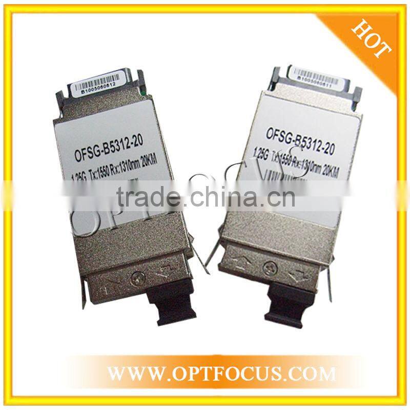1.25Gbps, 20KM,SC SFP Bi-Directional Transceiver Compatible with cisco, huawei,HP etc