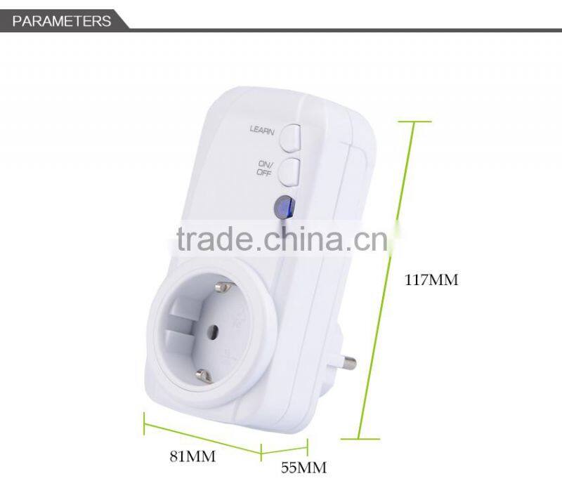 press button home automation system wireless remote control switch socket