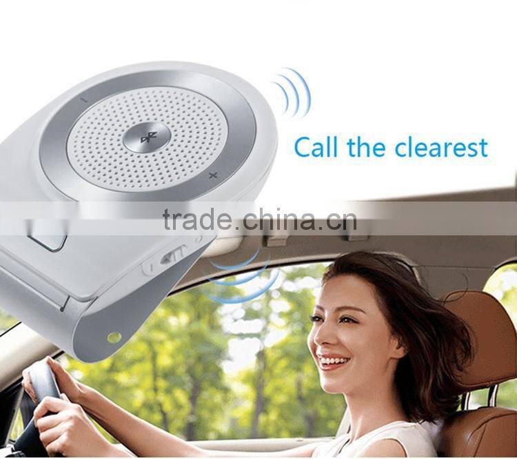 Dsp technology bluetooth handsfree car kit,Mini wireless car speakerphone
