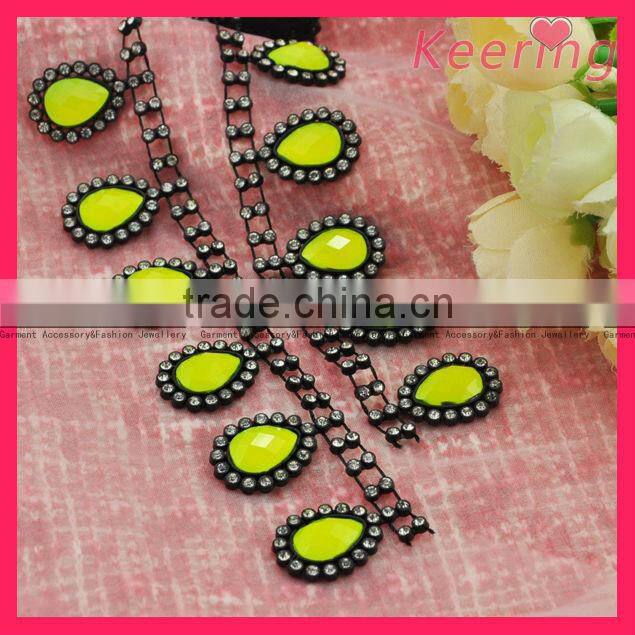 Newest Style hot summer 2014 Crystal Rhinestone Chain WRC-183