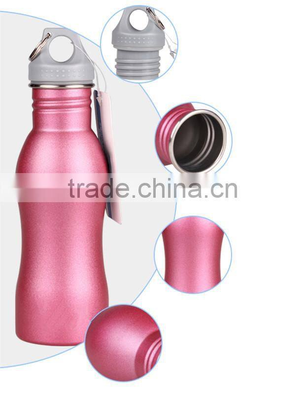 Outdoor sport cucurbit 550ml stainless steel travel water bottle