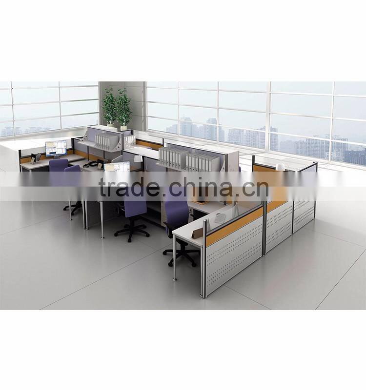 Modular clerk workstation desktop partition office staff tables/work desks