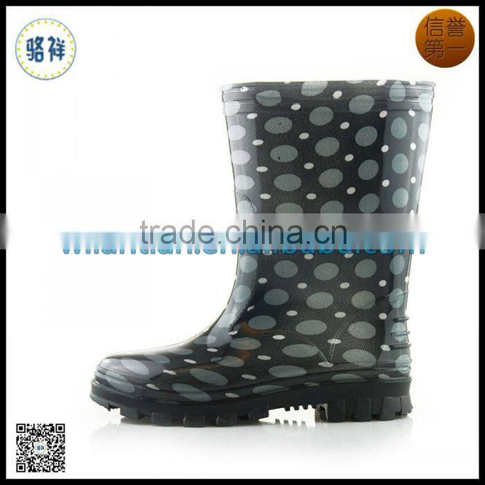 Ladies Fashion waterproof warm pvc snow boots